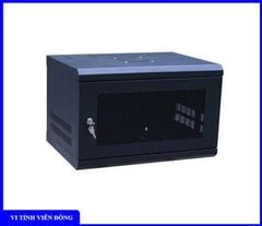 Tủ rack treo tường 6U D500 (Màu đen - (Kích thước (W x H x D): 550 x 320 x 500mm)