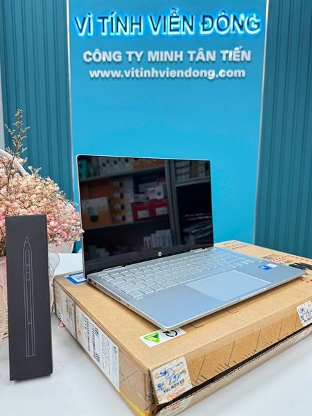 Máy tính xách tay (NB) HP Pavilion X360 14-ek2017TU 9Z2V5PA (Intel Core 5 120U | 16GB | 512GB | 14 inch FHD | Cảm ứng | Win 11 | Bạc)