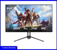 Màn hình LCD 24.5 Inch Gaming VSP IP2518S4 (Full HD, IPS, 180Hz, 1ms, phẳng, đen) (HDMI + DP) - IME