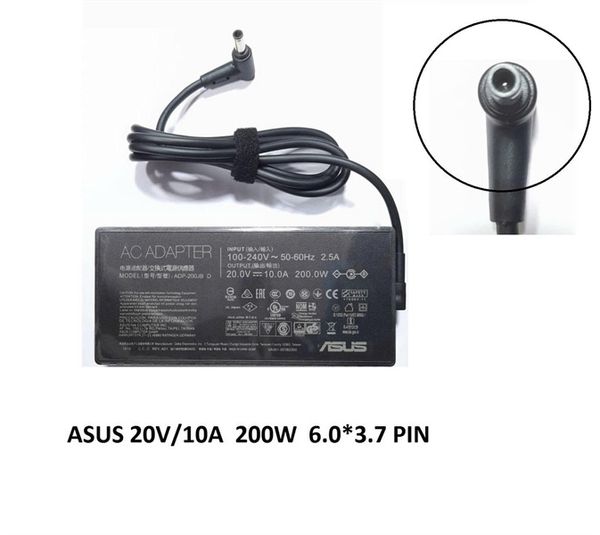 SẠC ASUS 20V-10A 200W (Kim to - 6.0mm x 3.7mm) - ZIN