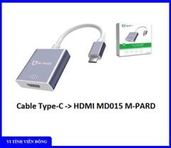 Cáp chuyển đổi Type C --> HDMI MD015 M-Pard