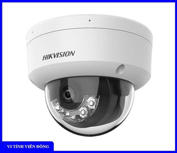 Camera Dome IP 2MP Hikvision DS-2CD1123G2-LIUF (đèn kép, tích hợp mic, hồng ngoại 30m)