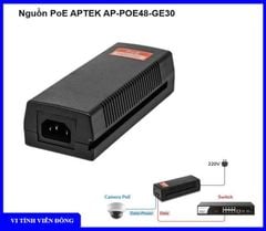 Bộ nguồn APTEK PoE Adaper 48V Gigabit Ethernet Port PoE48-GE30