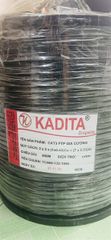 Cáp Kadita Dropwire 4 lõi 1 tim Cat3 FPT Gia cường 500M / cuộn (QC: 2x2x(1x0.42)Cu + (7x0.33)St)