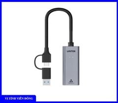 Cáp chuyển Type C / USB --> LAN Gigabit Unitek Y-3465AGY01 (15cm)