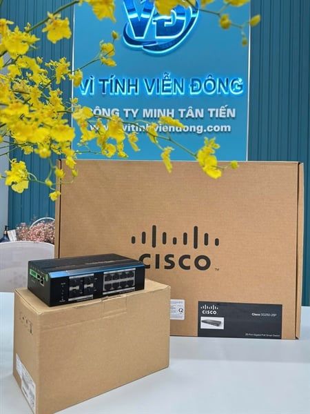 Thiết bị chuyển mạch Cisco SB SG250 -26P-K9-EU (SG250-26P 26Port Gigabit PoE Smart Switch) - Bảo hành 12 Tháng