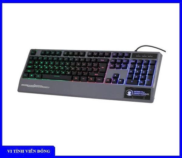 Bàn phím giả cơ Assassins AK- 5000 Plus Led Gaming (màu đen)
