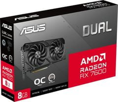 Card màn hình ASUS Dual RX 7600 OC 8GB EVO GDDR6