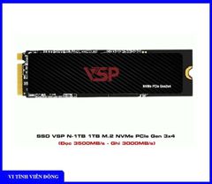 Ổ cứng SSD VSP N-1TB 1TB M.2 NVMe PCIe Gen 3x4 (Đọc 3500MB/s - Ghi 3000MB/s)