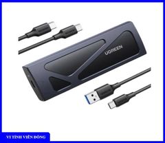 Box ổ cứng SSD NVMe M.2 3.1 Gen 2 UGREEN 15512 (CM578) max 2TB tốc độ 10Gbps