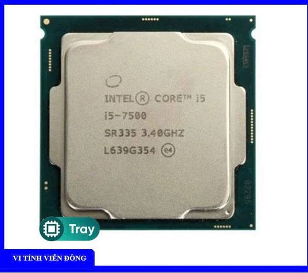 CPU Intel Core i5 7500 (LGA 1155, 4 nhân/4 luồng, Max 3.8 GHz) (No Box, không Fan) - Bảo hành 36 tháng