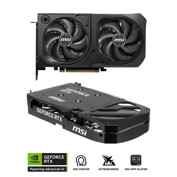 Card màn hình MSI RTX 5060 8GB Shadow 2X OC GDDR7 (G5060-8S2C)