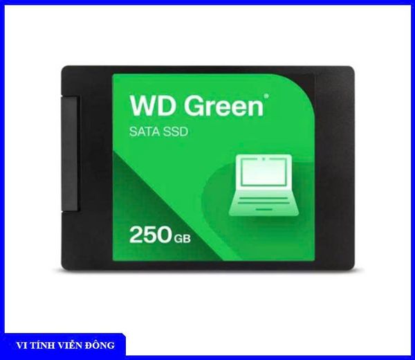 Ổ cứng SSD 250GB Western Digital Green 2.5 inch SATA 3 WDS250G5G0A (Đọc: 545MB/s - Ghi: 465MB/s )