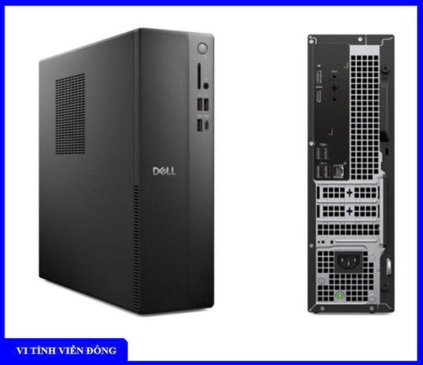 Máy tính để bàn Dell Slim ECS1250 Intel i3-14100 (12 MB cache, 4 Cores, 8 threads, up to 4.7 GHz), 1x8GB DDR5 4800MT/s, 512GB SSD, Non DVD, Chuột, Bàn phím, Win 11, BH 12 tháng, DS-14100-8-512G