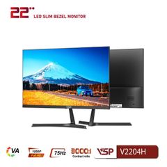Màn hình LCD 22 inch VSP V2204H ( 21.5 inch, FHD, VA, 120Hz, 5ms, Black, HDMI + VGA)