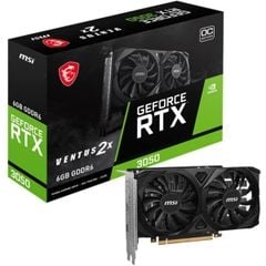 Card màn hình MSI RTX 3050 Ventus 2X E 6GB OC GDDR6