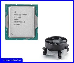CPU Intel Core i3-14100 Tray + Kèm Fan CPU Deepcool ALTA 9 PWM 1700