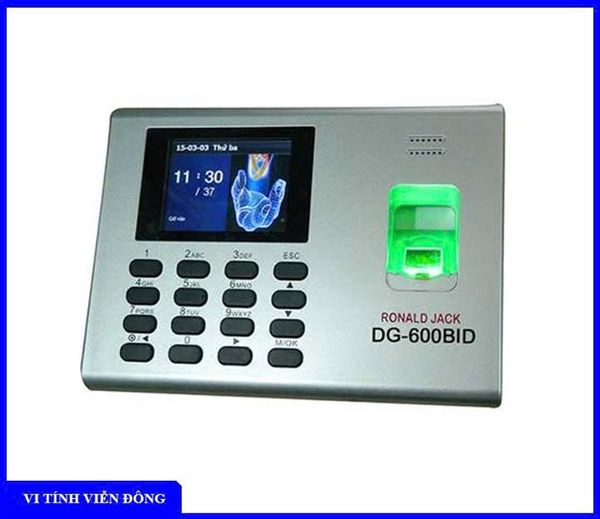 Máy chấm công bằng dấu vân tay DG600BID