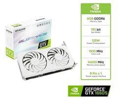 Card màn hình Unika GTX 1660 Super Blizzards 6GB V2 (White)