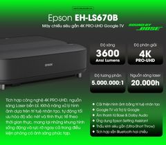 Máy chiếu Epson - EH-LS670B