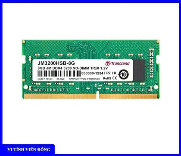 Ram Laptop Transcend DDR4 8GB - 3200 MHz JM3200JSB-8GB