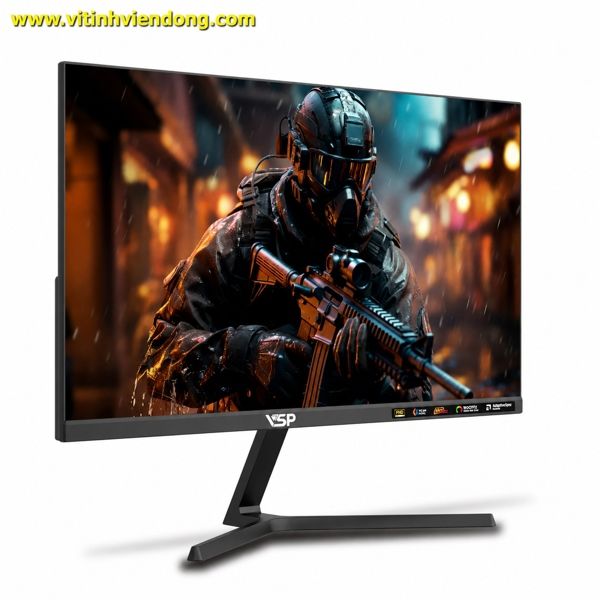Màn hình LCD 24 inch VSP V2510F1 (24.5 inch, Full HD, VA, 100Hz, 1ms, Đen) - (HDMI + VGA)