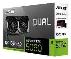 Card màn hình ASUS Dual RTX 5060 8GB OC Edition Advanced GDDR7