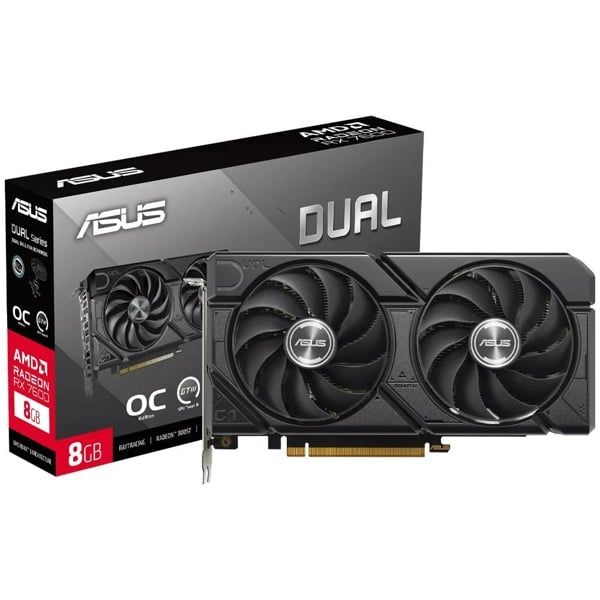 Card màn hình ASUS Dual RX 7600 OC 8GB EVO GDDR6
