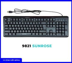 Bàn phím văn phòng có dây USB Tiếng Hoa SUNROSE 9821