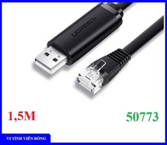 Cáp lập trình Console USB 2.0 --> Lan dương CM204 chính hãng Ugreen 50773 dài 1.5M