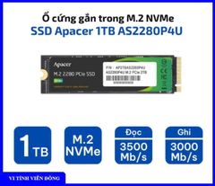 Ổ cứng SSD 1TB Apacer AS2280P4U M.2 NVMe PCIe Gen3 x4