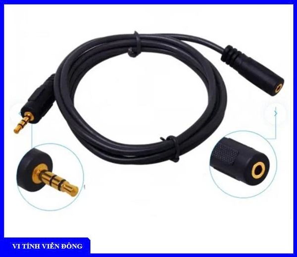 Cáp loa nối dài Dtech DT- 6215 Jack 3.5mm dài 1.5m