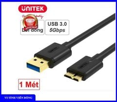 Cáp USB 3.0 --> Micro B Unitek Y-C 461 GBK ( cáp HDD di động ) - Dài 1M