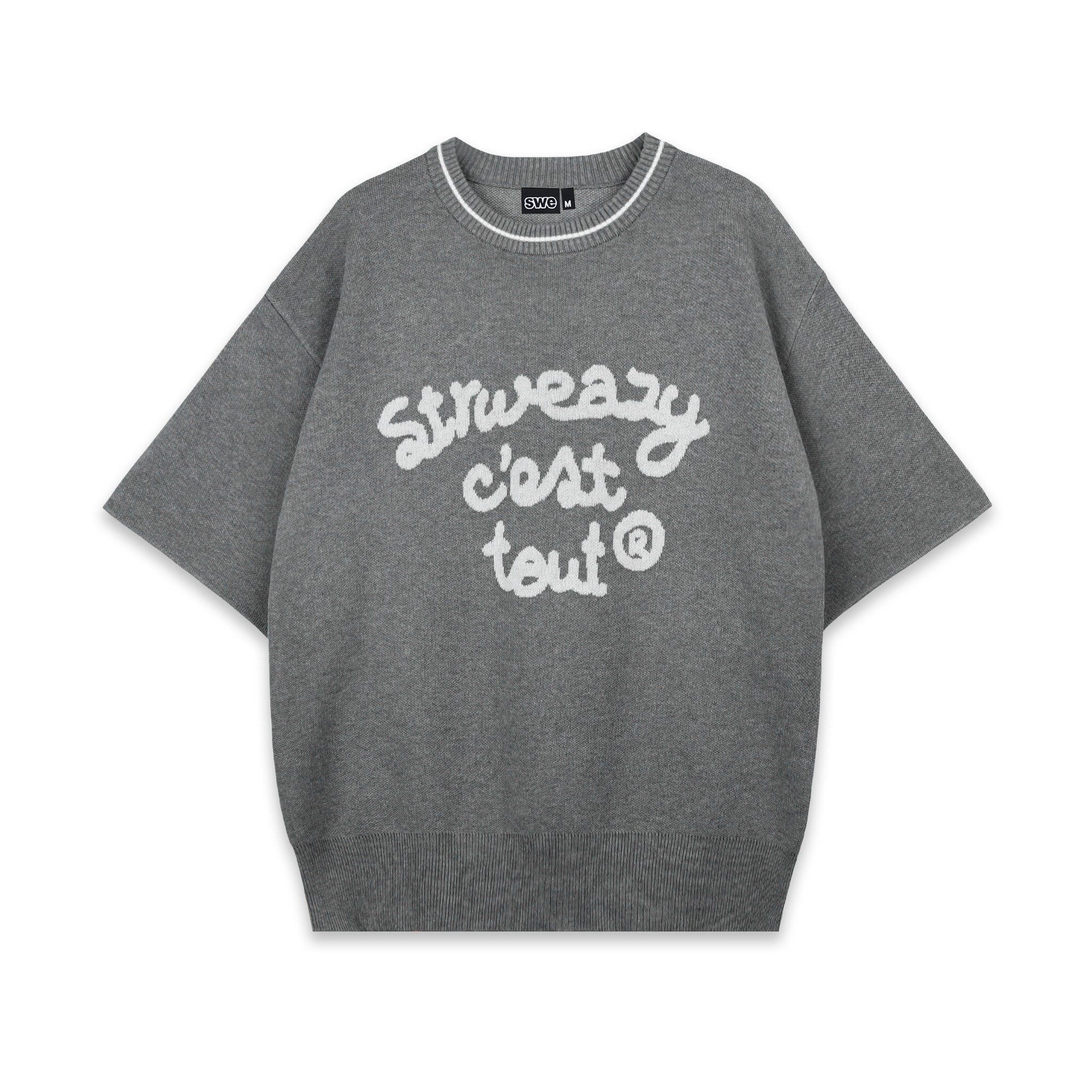  SWE C'EST TOUT KNIT TEE - GRAY 