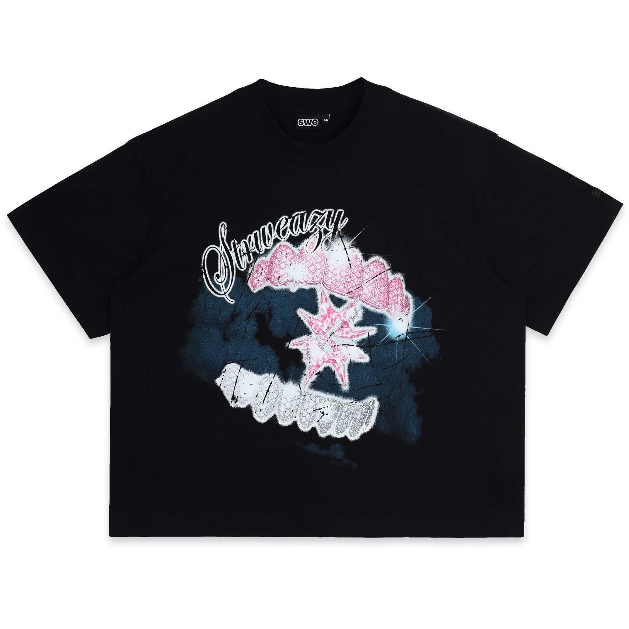  SWE GRILLZ BOXY TEE - BLACK 