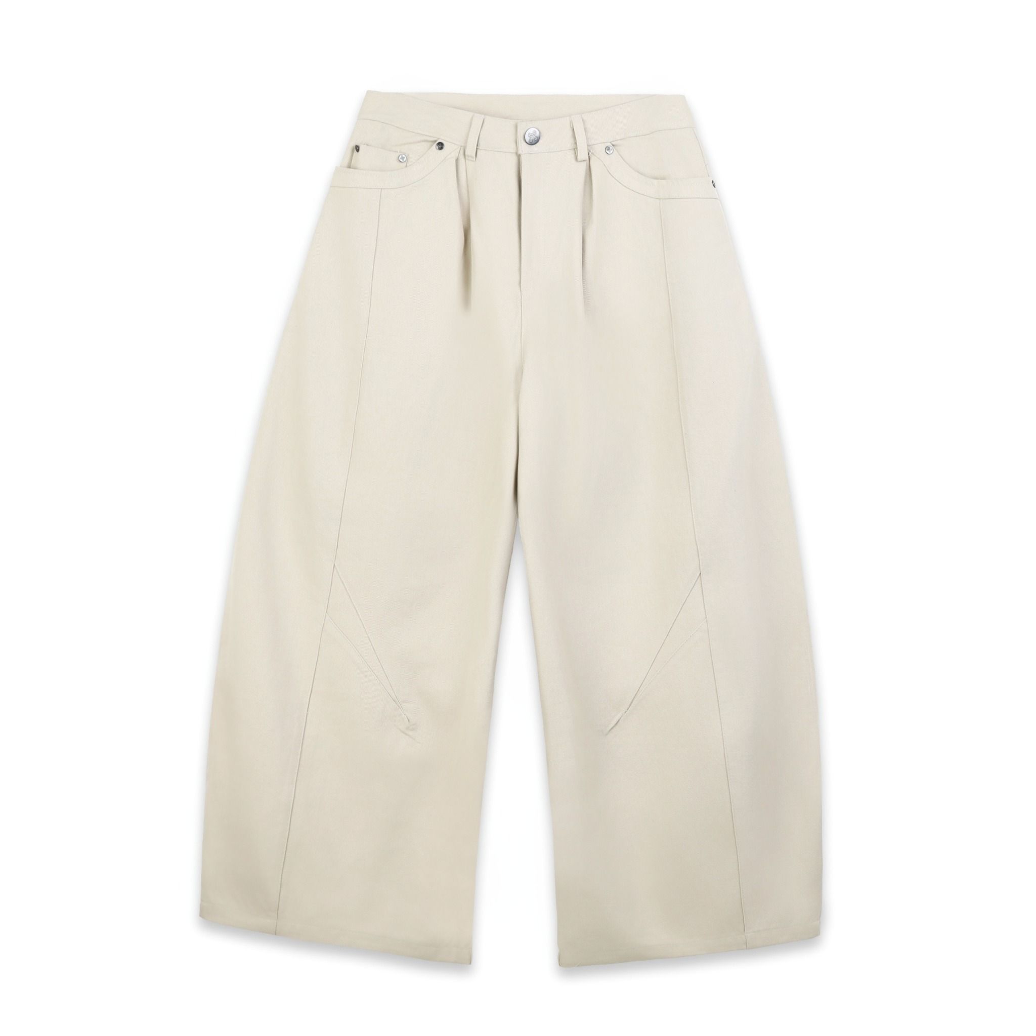  SWE BARREL KHAKI PANTS - BEIGE 