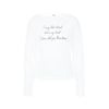  SWE HEADSHOT LS TEE - WHITE 