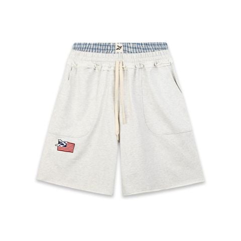  SWE DUALBAND SWEATSHORTS - GRAY 