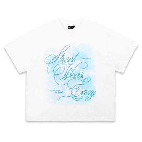  SWE HEAVEN BOXY TEE - WHITE 