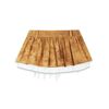  SWE RUSTED LAYER MINI SKIRT - BROWN 