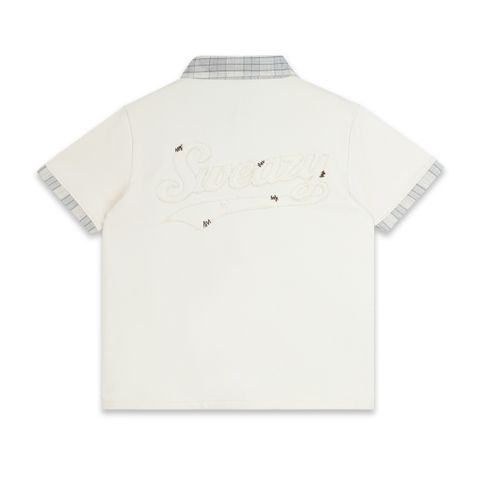  SWE PLAID POLO - BEIGE 