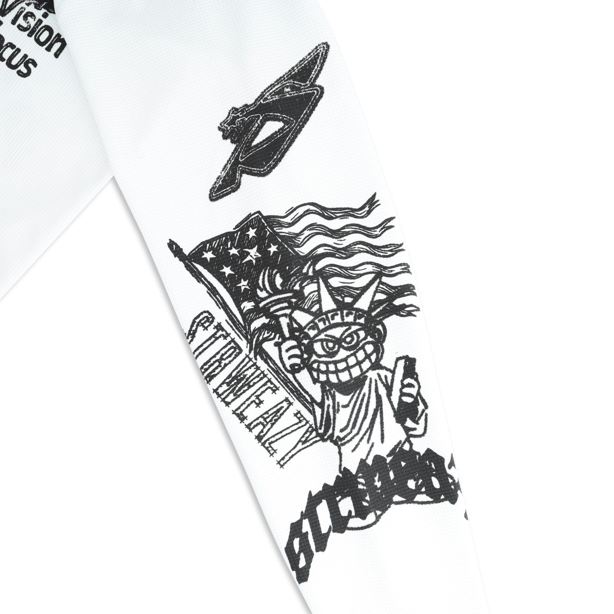  SWE ALLGAS WAFFLE L/S TEE - WHITE 