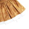  SWE RUSTED LAYER MINI SKIRT - BROWN 