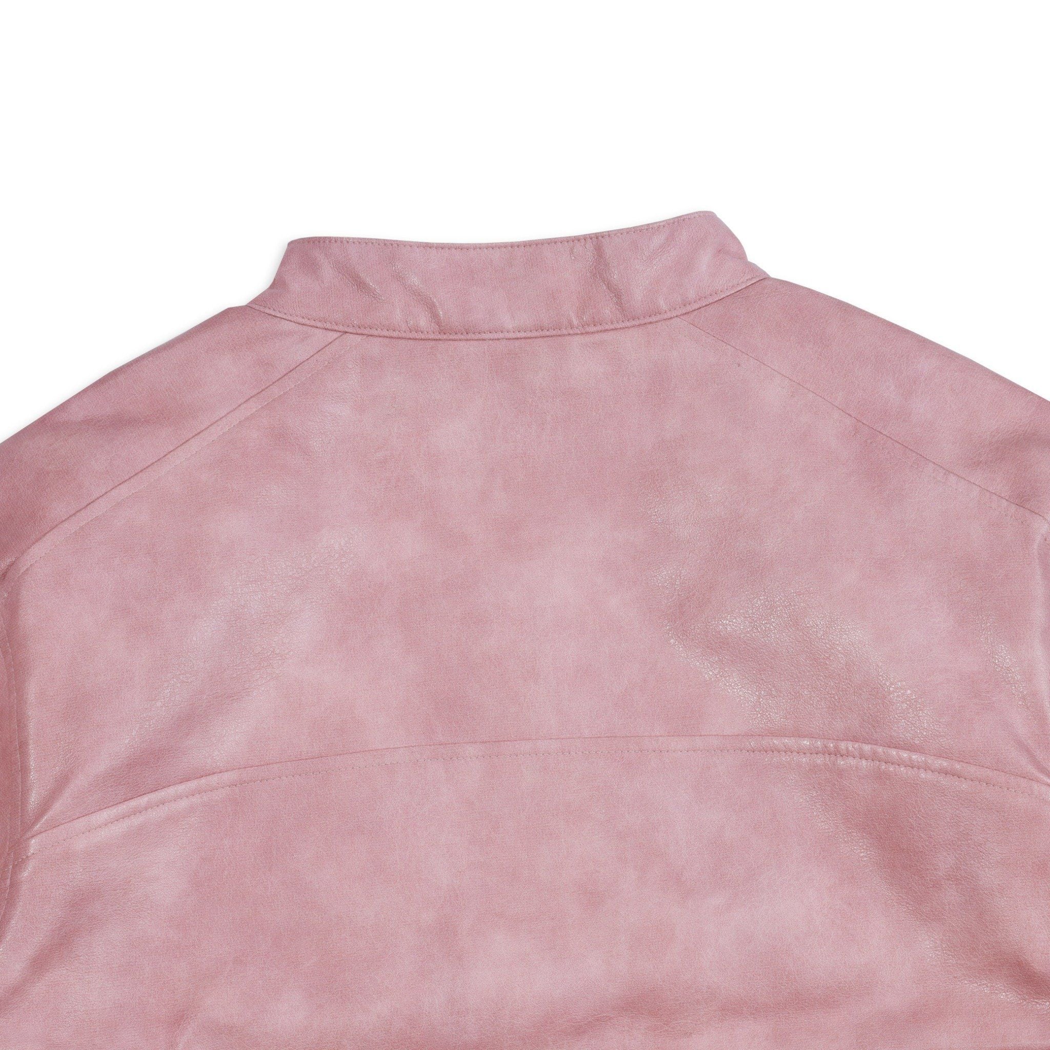  SWE BLOSSOM LEATHER JACKET - PINK 
