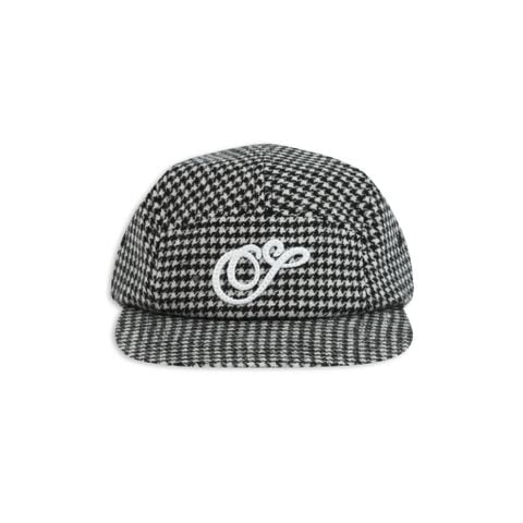  SWE HOUNDSTOOTH 5-PANEL CAP - BLACK 