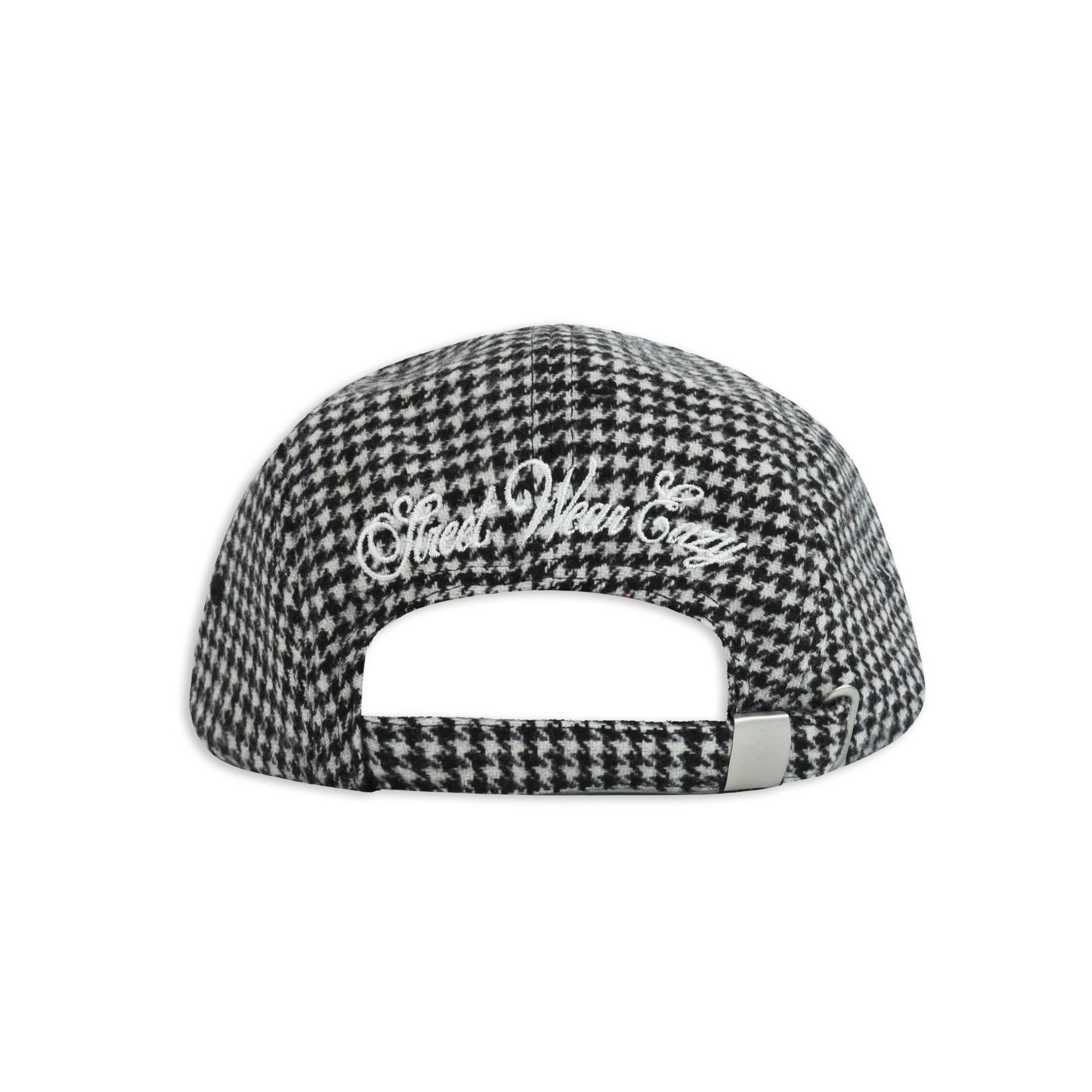  SWE HOUNDSTOOTH 5-PANEL CAP - BLACK 