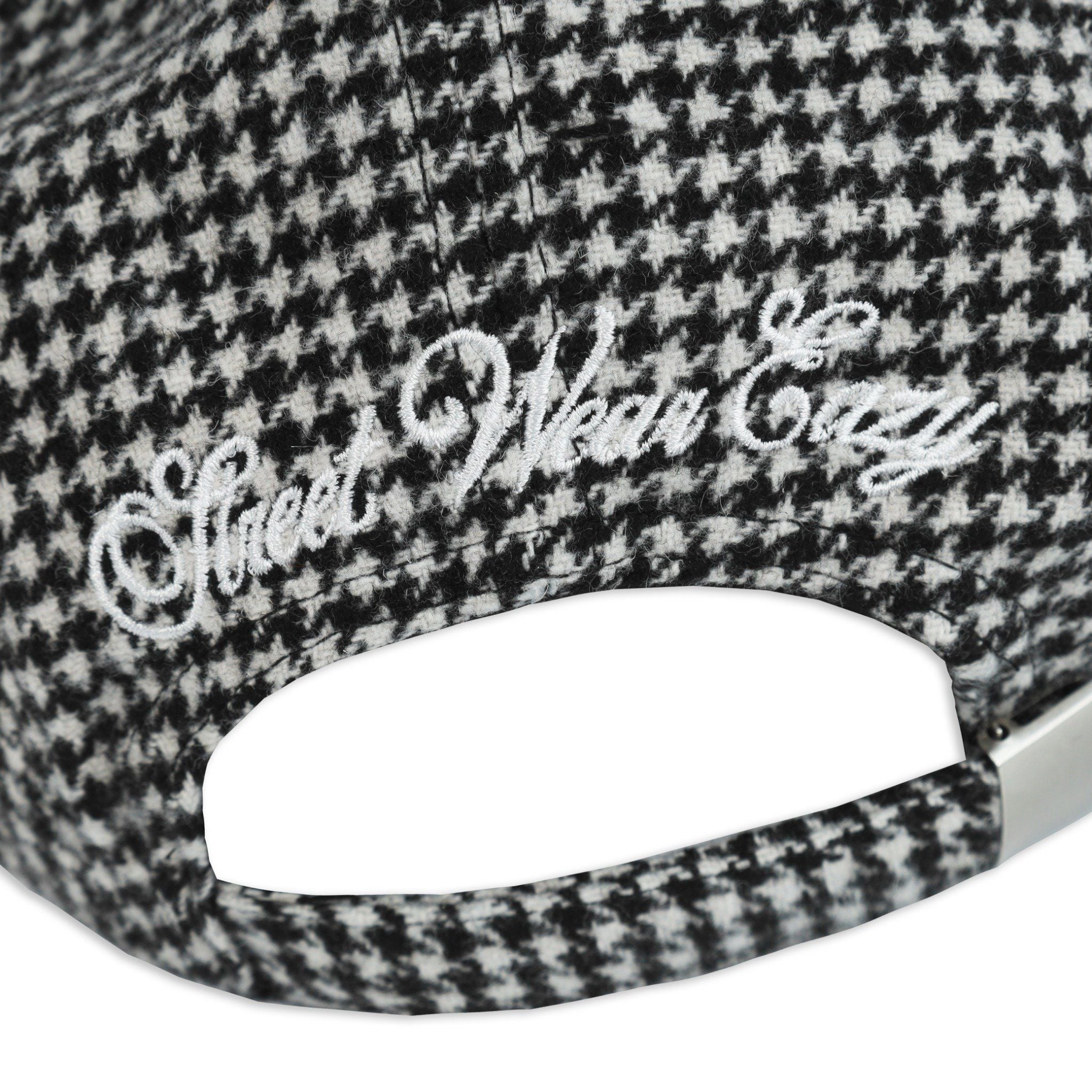  SWE HOUNDSTOOTH 5-PANEL CAP - BLACK 
