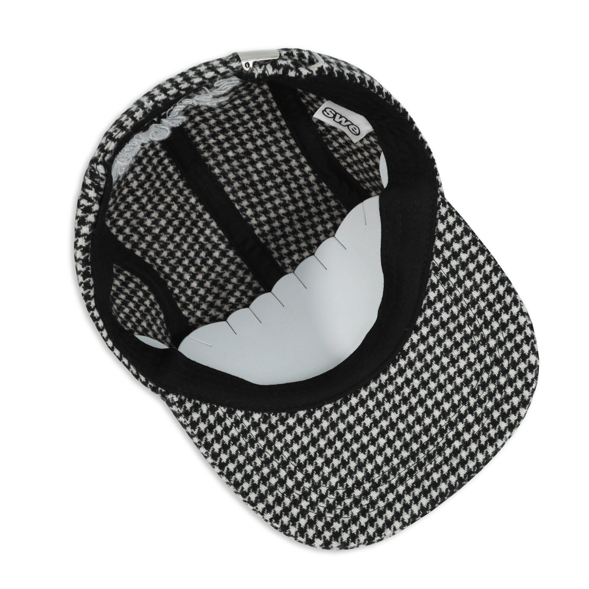  SWE HOUNDSTOOTH 5-PANEL CAP - BLACK 