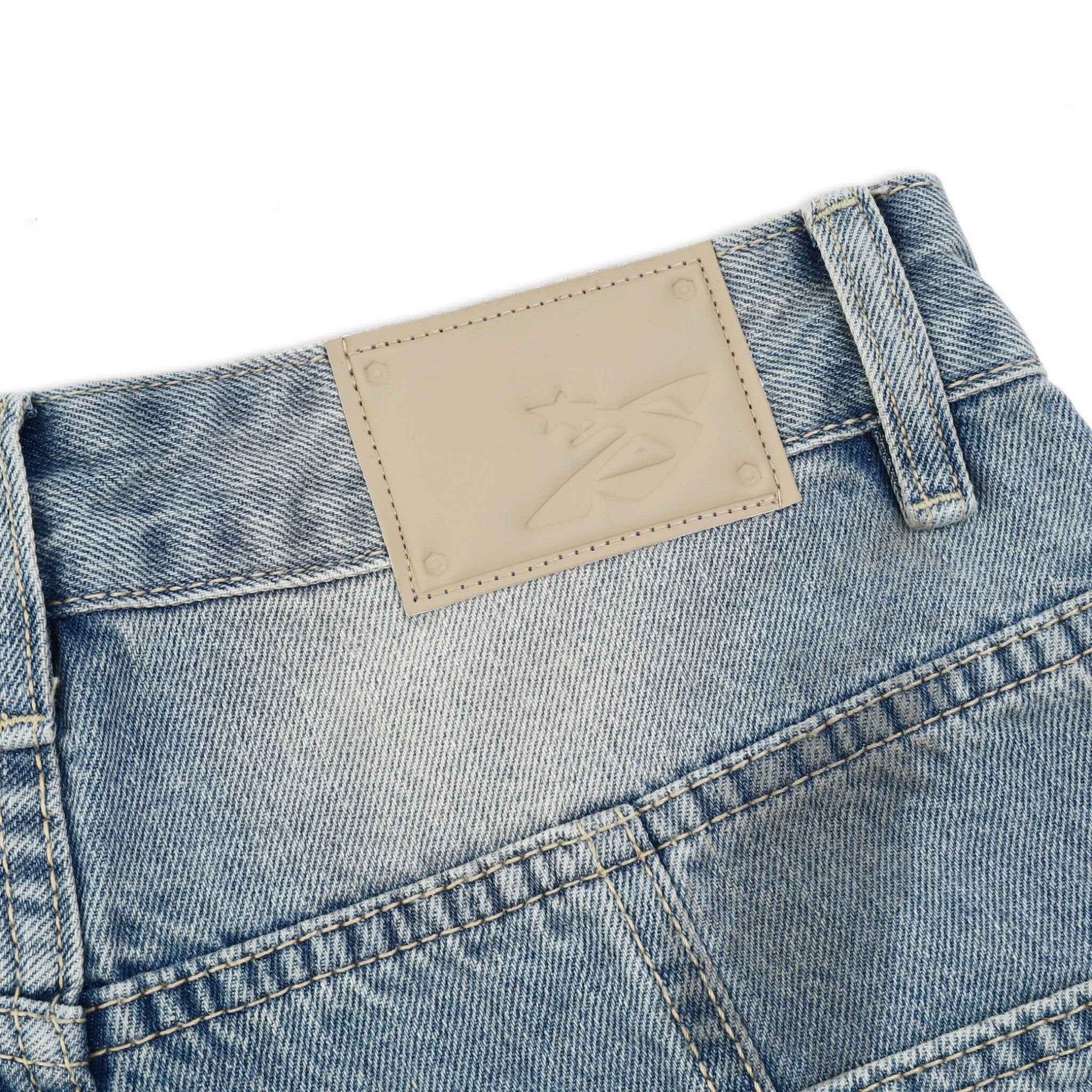 SWE ARC WIDE JEANS - WASHED BLUE 