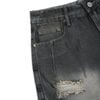  SWE INTERCUT DENIM SHORTS - WASHDED BLACK 